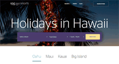 Desktop Screenshot of holidayhappeningsinhawaii.com